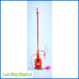 AUTOMATIC BURETTE WITH PTFE NEEDLE , CLASS-B (AMBER GLASS)