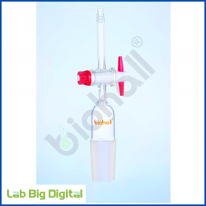 ADAPTER CONE WITH GLASS STOPPER / PTFE