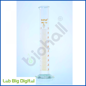 MEASURING CYLINDER ROUND BASE, INDIVIDUAL CERTIFIED (USP)
