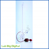 AUTOMATIC BURETTE WITH GLASS STOPCOCK, INDIVIDUAL CERTIFIED, CLASS-AS (CLEAR GLASS)