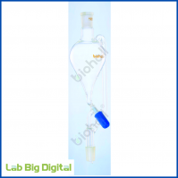 PRESSURE EQUALISING FUNNEL WITH GLASS STOPCOCK (PEAR SHAPED)